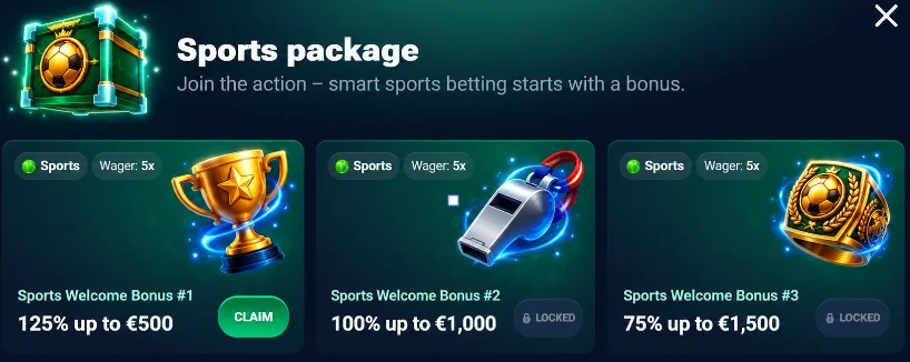 winica casino sports package